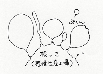 感情は根っこにつながっている