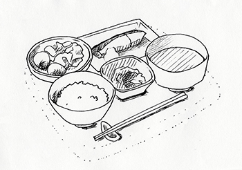 体感は料理のトレーのようなもの